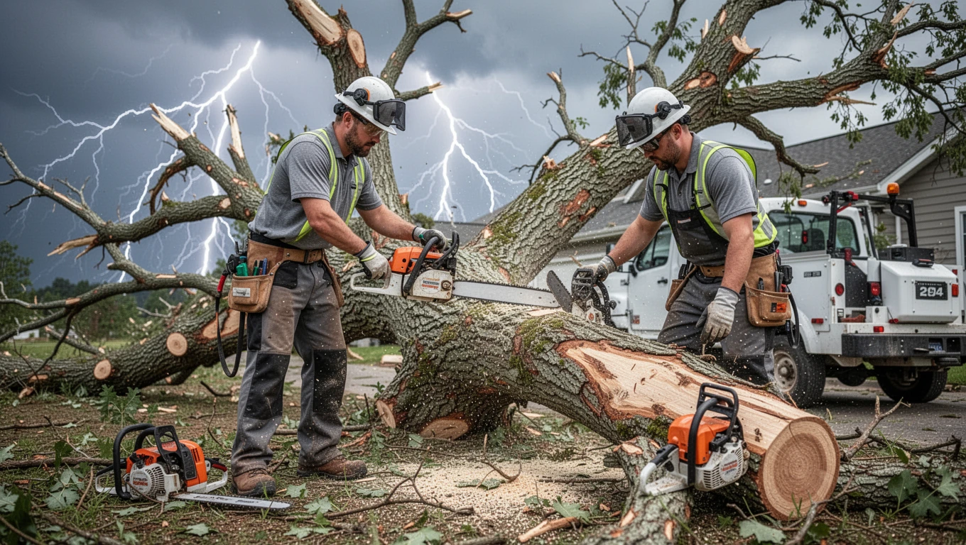 Storm Damage Tree Cleanup